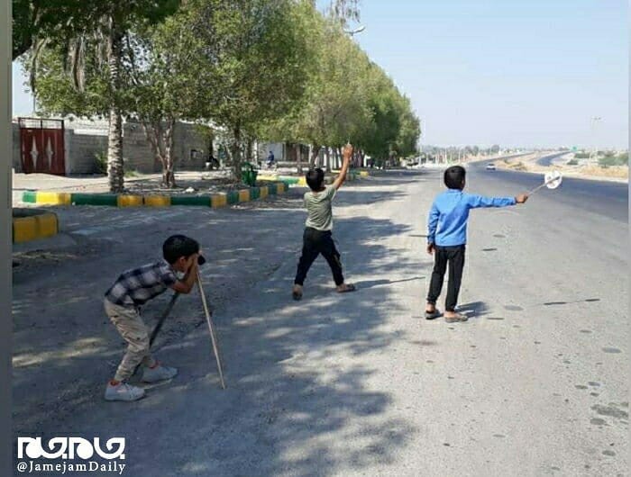 واکنش جالب پلیس به بازی چند کودک +عکس واکنش جالب پلیس به بازی چند کودک +عکس