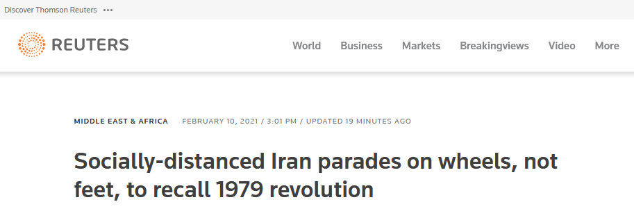 بازتاب مراسم ۲۲ بهمن در رسانه های بین المللی بازتاب مراسم ۲۲ بهمن در رسانه های بین المللی