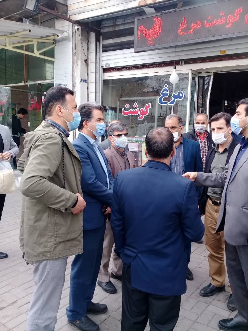 نظارت میدانی بازرسی‌های کل ۴استان از میادین عرضه محصولات غذایی و پروتئینی این استان‌ها