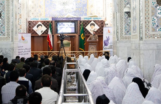 نوزدهمین مراسم ازدواج دانشجویی در حرم مطهر رضوی برگزار شد