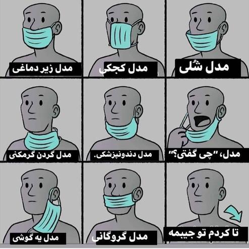 نحوه استفاده صحیح از ماسک نحوه استفاده صحیح از ماسک