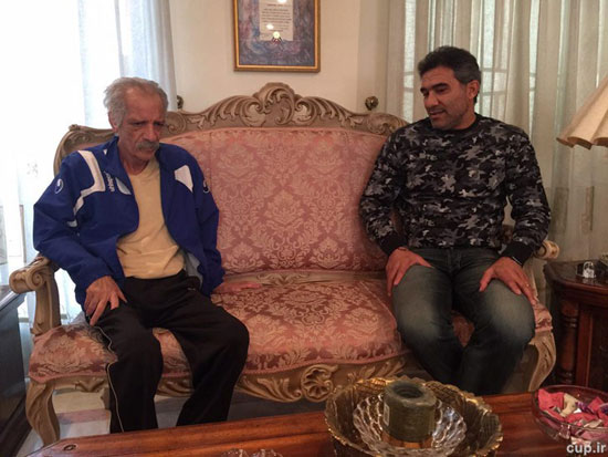 عیادت احمدرضا عابدزاده از منصور پورحیدری +تصاویر عیادت احمدرضا عابدزاده از منصور پورحیدری +تصاویر