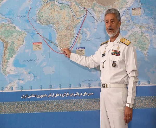 ناوشکن «سهند»؛ کوسه غول‌پیکر ایران دراقیانوس اطلس/ امتدار نوار امنیت دریایی ایران از خلیج فارس تا اقیانوس اطلس