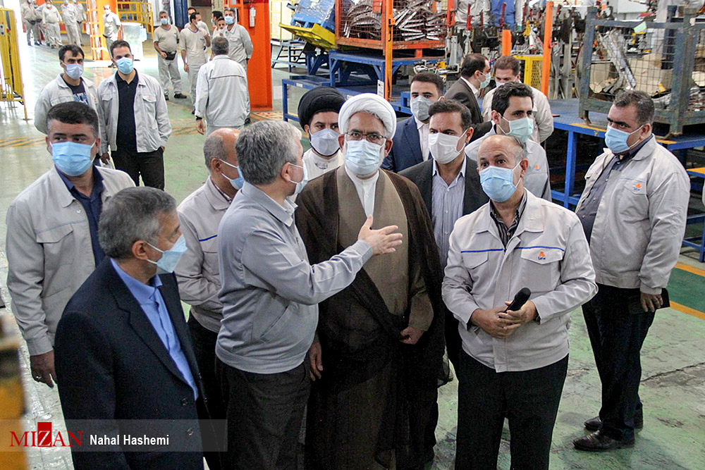 بازدید دادستان کل کشور از کارخانه خودرو سازی سایپا بازدید دادستان کل کشور از کارخانه خودرو سازی سایپا