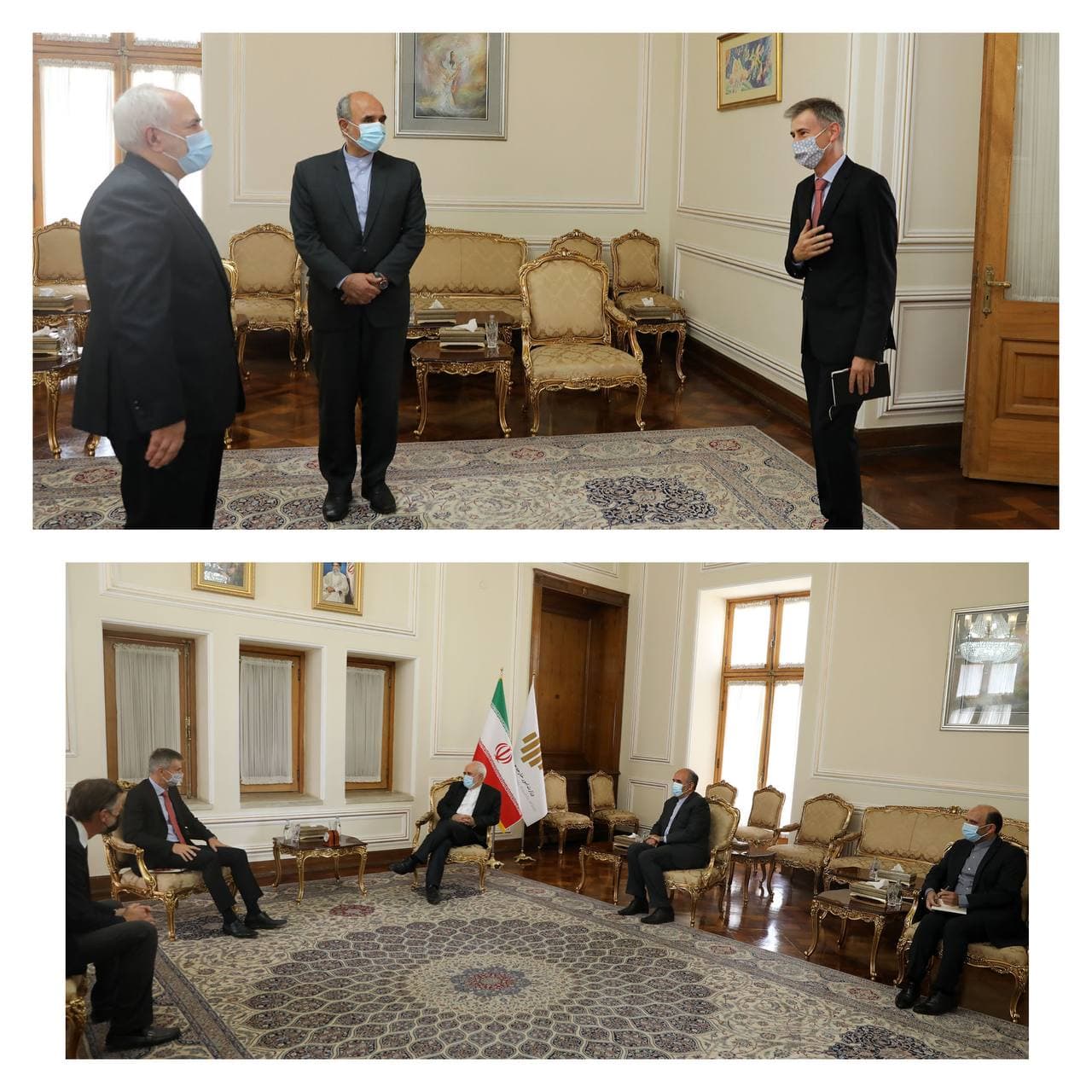 سفیر سوئیس در ایران در پایان ماموریت خود با ظریف دیدار کرد سفیر سوئیس در ایران در پایان ماموریت خود با ظریف دیدار کرد