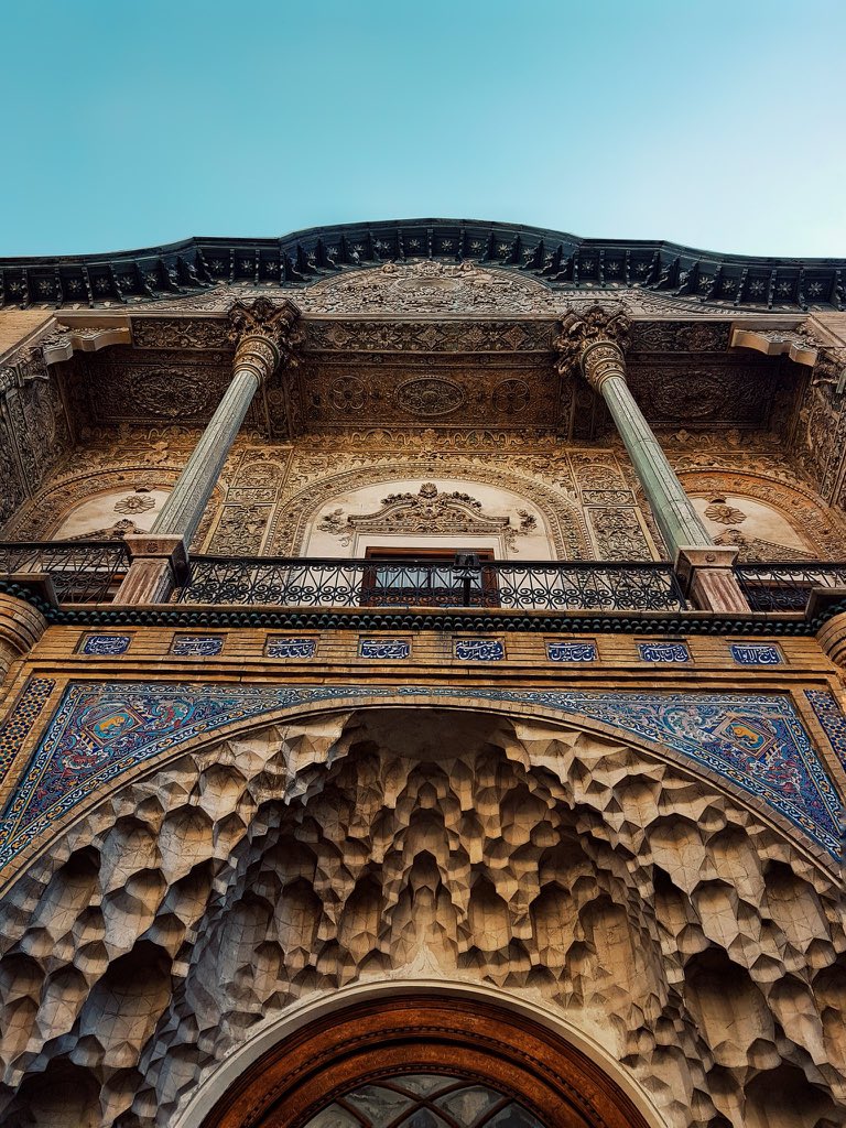 نمایی زیبا از عمارت تاریخی «مسعودیه»