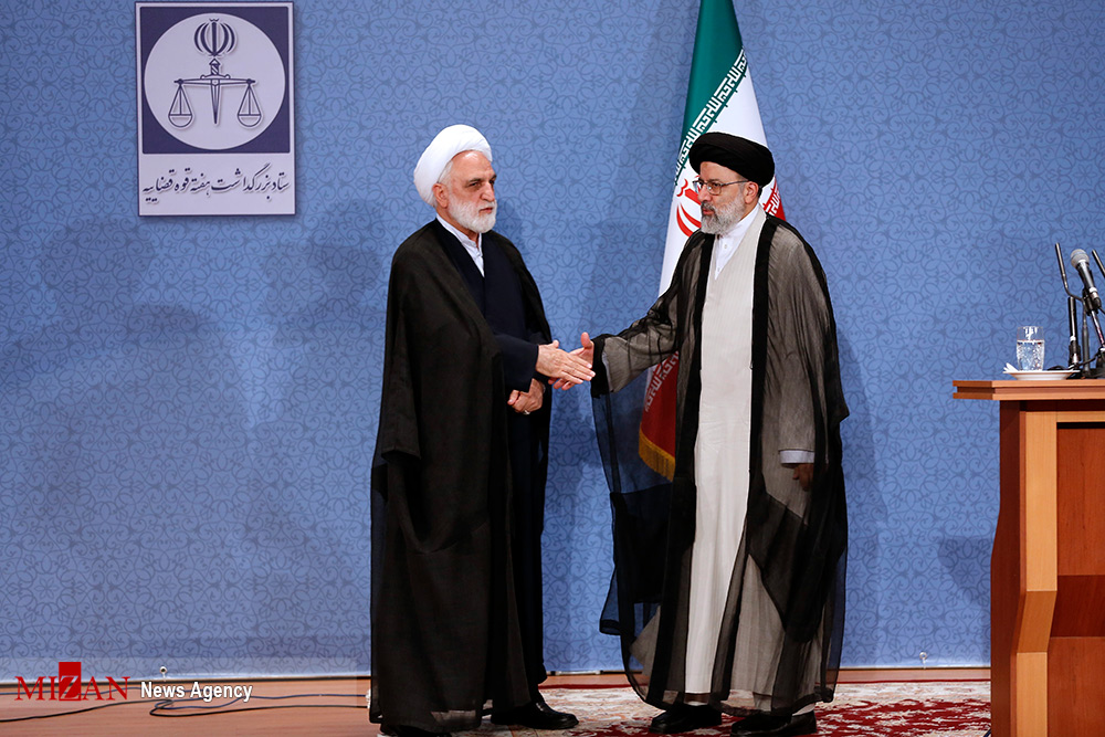 فصل جدیدی از عدالت و تحول؛ از «آشنایی با سوابق و دیدگاههای رئیس جدید عدلیه» تا «استقبال شخصیتها از انتصاب حجتالاسلاموالمسلمین اژهای به ریاست دستگاه قضا» فصل جدیدی از عدالت و تحول؛ از «آشنایی با سوابق و دیدگاههای رئیس جدید عدلیه» تا «استقبال شخصیتها از انتصاب حجتالاسلاموالمسلمین اژهای به ریاست دستگاه قضا»