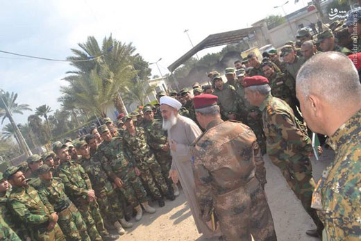 حضور مفتی اهل سنت عراق در جمع رزمندگان حشدالشعبی + تصاویر حضور مفتی اهل سنت عراق در جمع رزمندگان حشدالشعبی + تصاویر