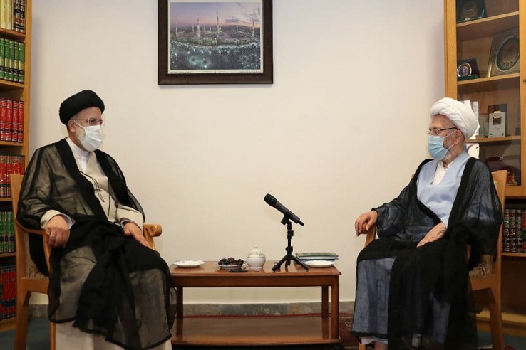 دیدار آیتالله رئیسی با مراجع تقلید دیدار آیتالله رئیسی با مراجع تقلید