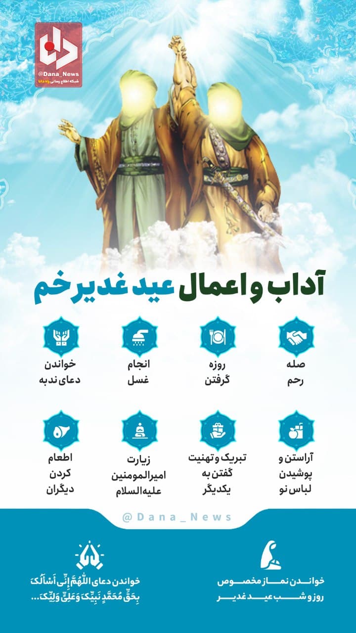 آداب و اعمال عید غدیر خم آداب و اعمال عید غدیر خم