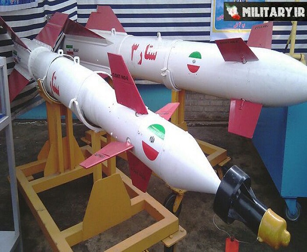 موشک‌های ستار، مجهز به سر جستجوگر بر بال جنگنده‌های «اف ۴ و اف ۵»