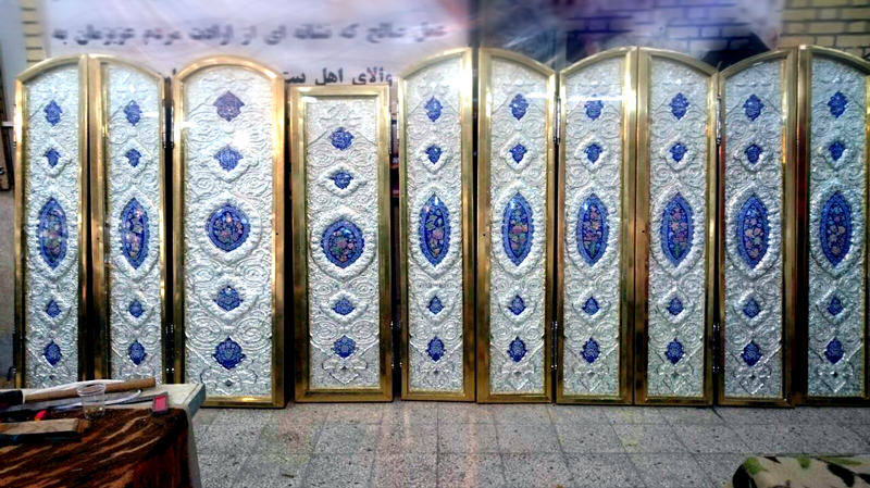 نصب و گشایش درهای حرم امامین عسکریین علیهم السلام در سامراء