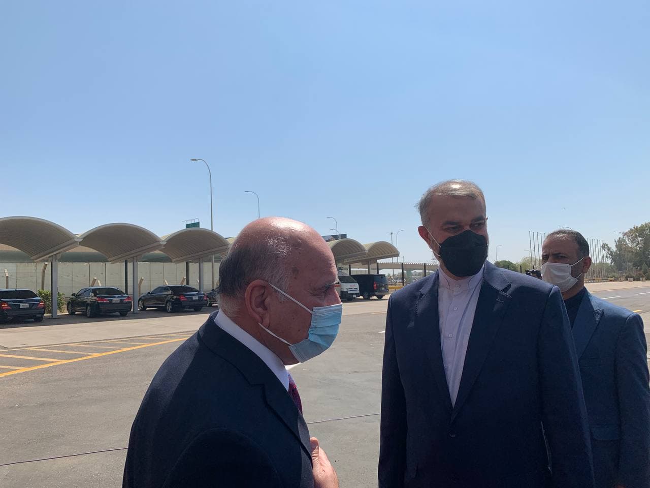 امیرعبداللهیان برای شرکت در اجلاس بغداد وارد عراق شد امیرعبداللهیان برای شرکت در اجلاس بغداد وارد عراق شد