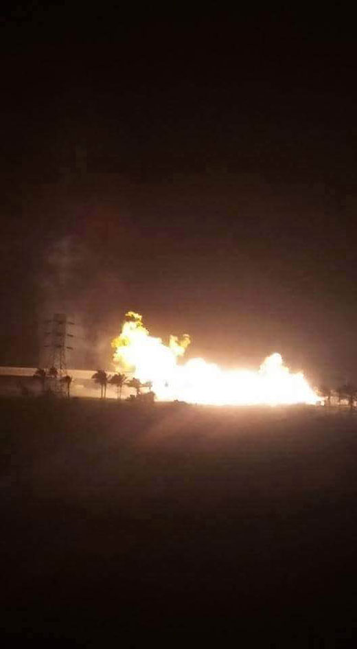 انفجار بزرگ در خط لوله انتقال گاز مصر + تصاویر انفجار بزرگ در خط لوله انتقال گاز مصر + تصاویر
