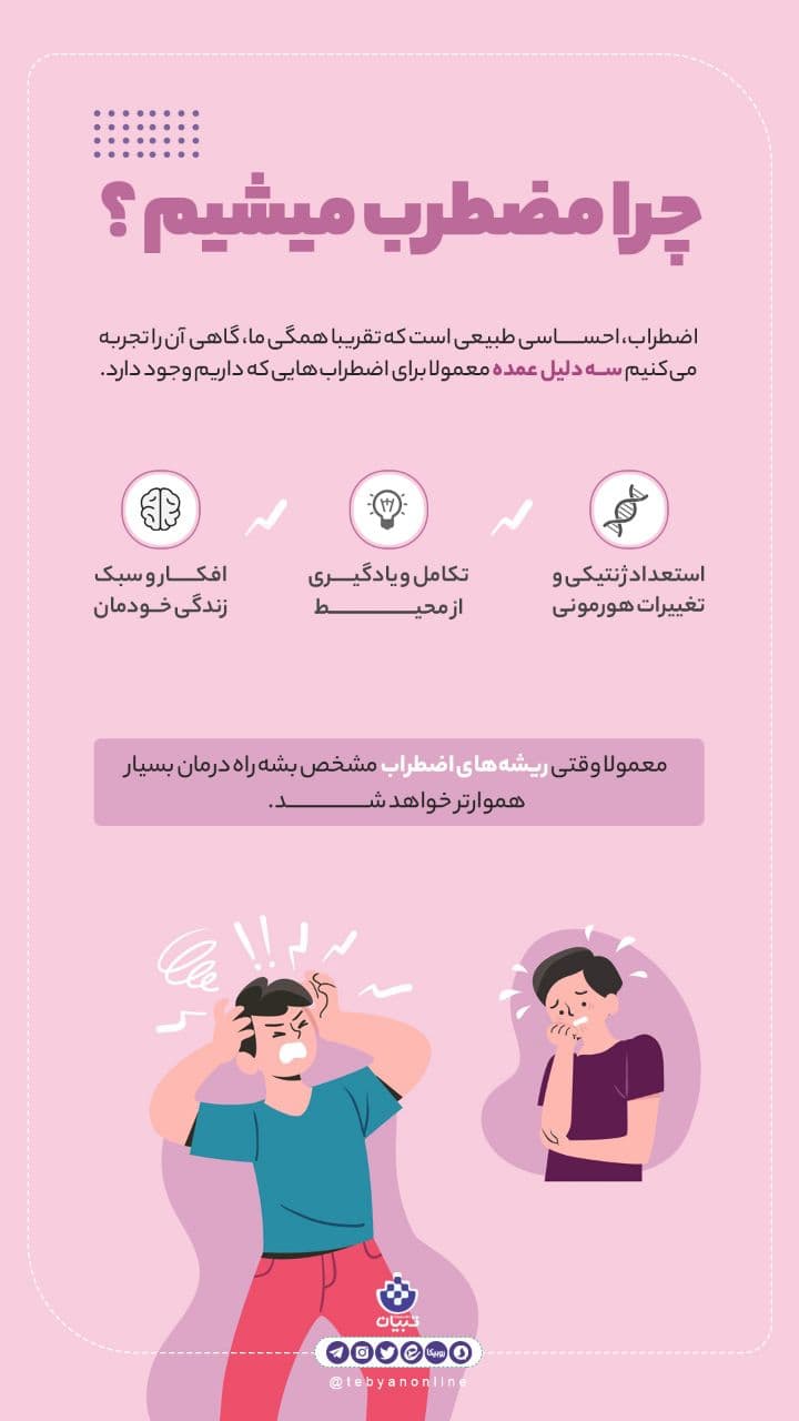 چرا مضطرب میشویم؟ چرا مضطرب میشویم؟