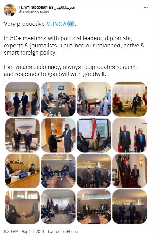 امیرعبداللهیان: ایران به دیپلماسی ارزش مینهد امیرعبداللهیان: ایران به دیپلماسی ارزش مینهد