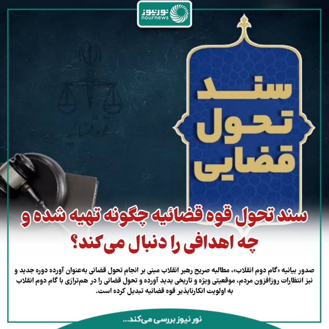 سند تحول قوه قضائیه چگونه تهیه شده و چه اهدافی را دنبال میکند؟ سند تحول قوه قضائیه چگونه تهیه شده و چه اهدافی را دنبال میکند؟