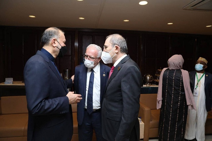 دیدار وزاری خارجه ایران و اردن بررسی آخرین تحولات افغانستان در نشست فوقالعاده وزرای خارجه کشورهای عضو سازمان همکاری اسلامی