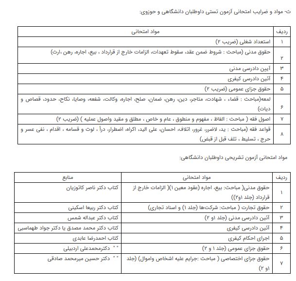 اطلاعیه آزمون جذب عمومی تصدی منصب قضاء سال ۱۴۰۰ اطلاعیه آزمون جذب عمومی تصدی منصب قضاء سال ۱۴۰۰