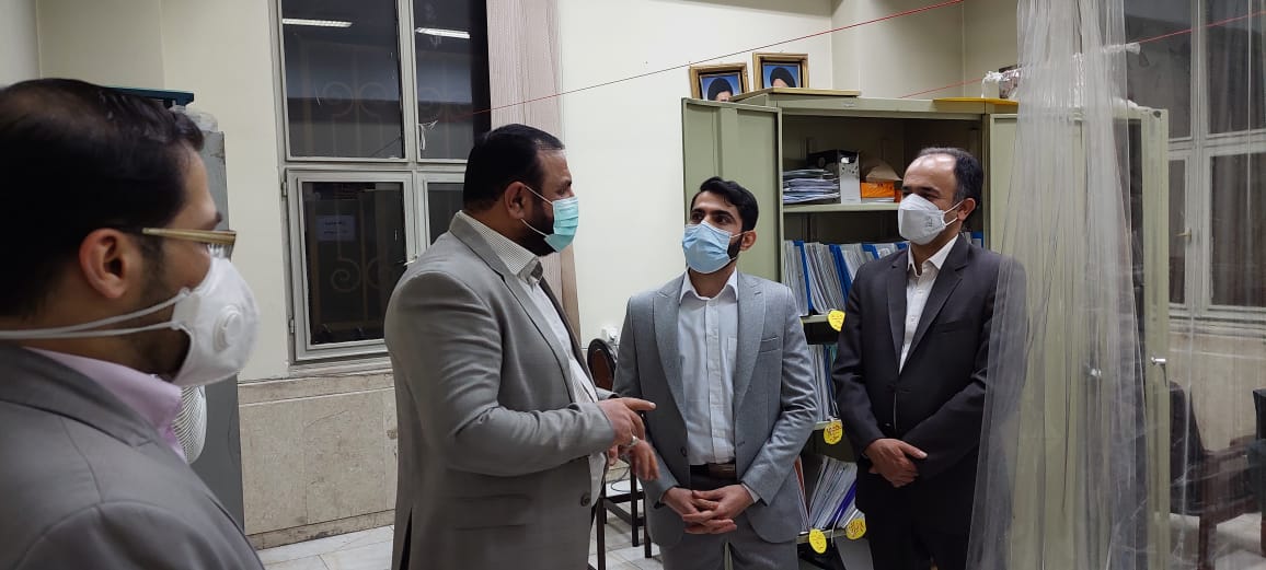 دادستان تهران از دادسرای عمومی و انقلاب ناحیه ۱۶ شبانه بازدید کرد