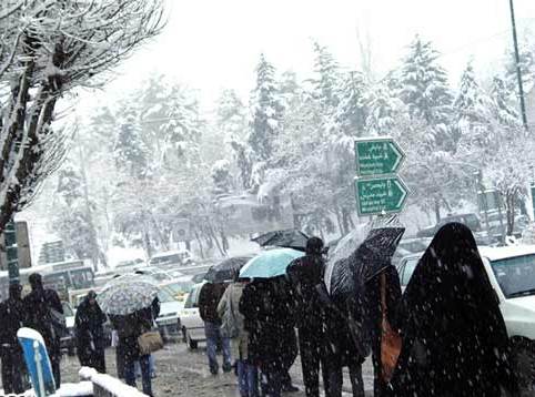 تهران سردتر می‌شود/منتظر وزش باد شدید و هوای برفی-بارانی باشید