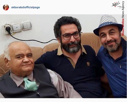 رضا عطاران و اکبر عبدی در یک قاب رضا عطاران و اکبر عبدی در یک قاب