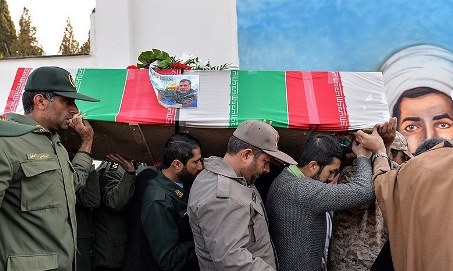پیکر مطهر ۲ شهید مدافع‌حرم در ایوانکی گرمسار تشییع شد