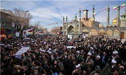 پیکر مطهر شهید مدافع حرم در بجنورد تشییع شد