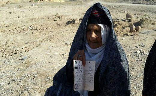 شرکت بانوی 90 ساله در انتخابات +عکس شرکت بانوی 90 ساله در انتخابات +عکس
