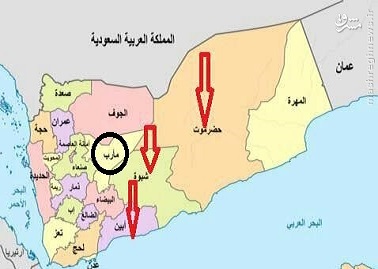 شلیک موشک به پادگان مزدوران آل سعود در مارب + تصاویر