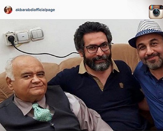 رضا عطاران و اکبر عبدی در یک قاب