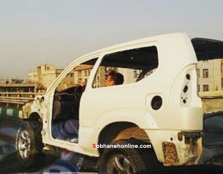 تردد یک پرادو عجیب در تهران + عکس