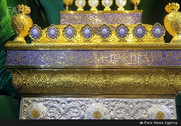 رونمایی ضریح جدید «حبیب بن مظاهر» +تصاویر