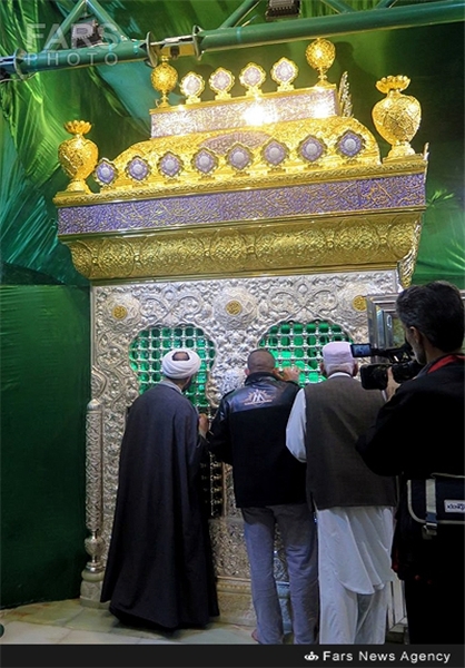 رونمایی ضریح جدید «حبیب بن مظاهر» +تصاویر