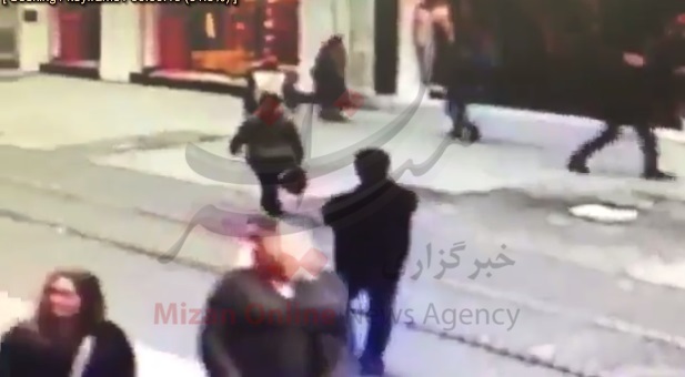 لحظه انفجار عامل حمله تروریستی استانبول