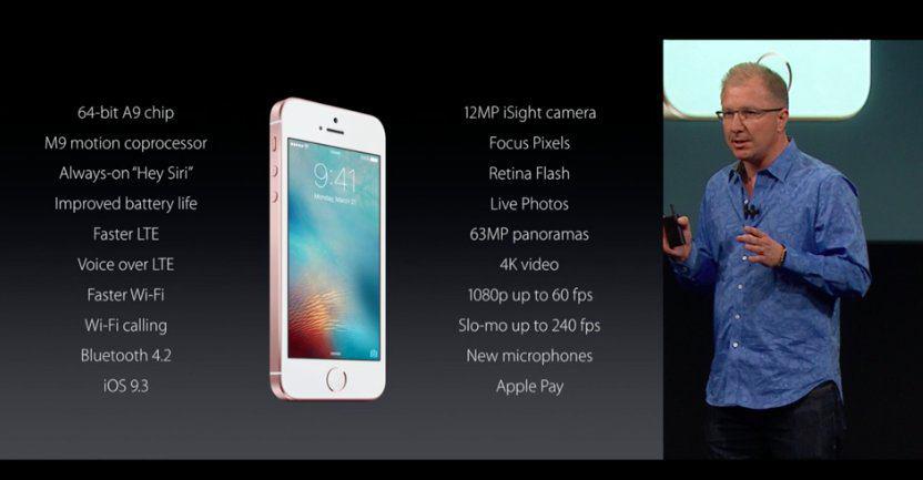 اپل از iphone SE رونمایی کرد + تصاویر اپل از iphone SE رونمایی کرد + تصاویر