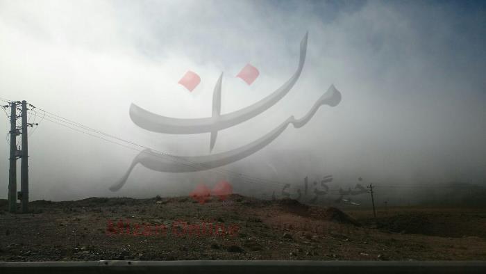 مه گرفتگی در جاده فیروزکوه+عکس مه گرفتگی در جاده فیروزکوه+عکس