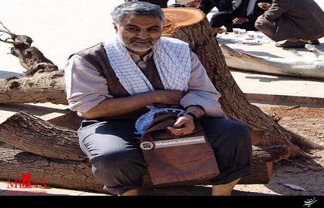تیپ متفاوت حاج قاسم + عکس