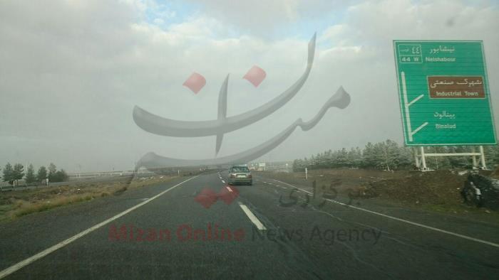 جاده مشهد نیشابور از سرما یخ زد+عکس جاده مشهد نیشابور از سرما یخ زد+عکس