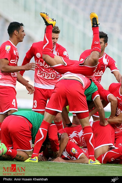 شادی عجیب پرسپولیسی ها + عکس
