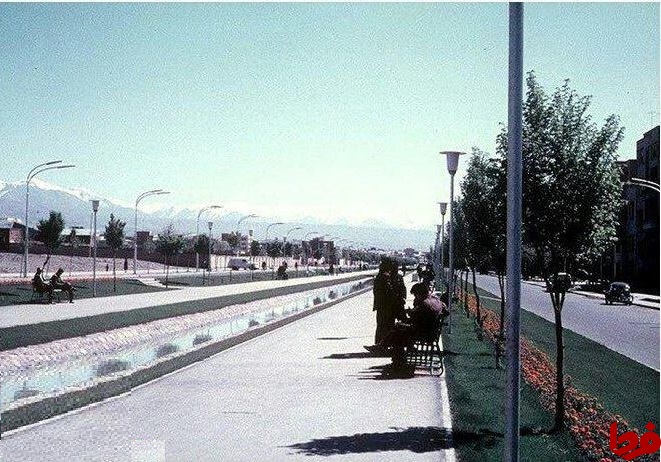 بلوار کشاورز در دهه ۴۰ +عکس