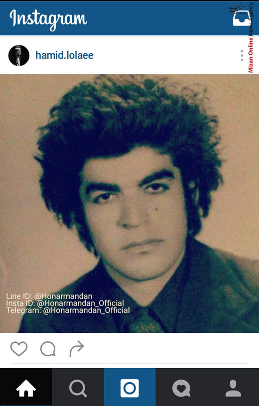 عکس کمتر دیده شده از دوران جوانی حمید لولایی