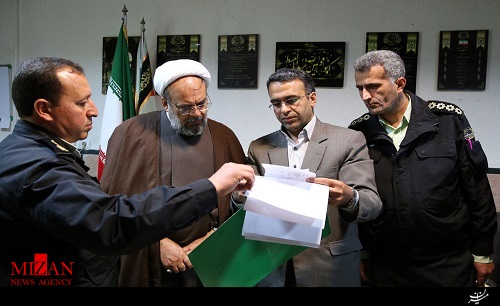 بازدید سرزده دادستان عمومی و انقلاب مرکز استان قزوین از کلانتری 11 مدرس + عکس
