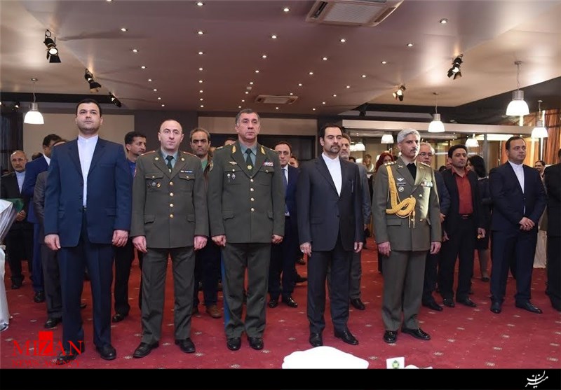 مراسم بزرگداشت روز ارتش جمهوری اسلامی ایران در ایروان برگزار شد