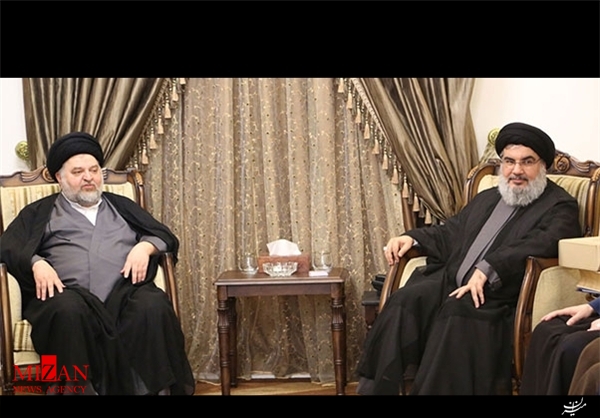 دیدار نماینده آیت الله سیستانی با سید حسن نصرالله در لبنان