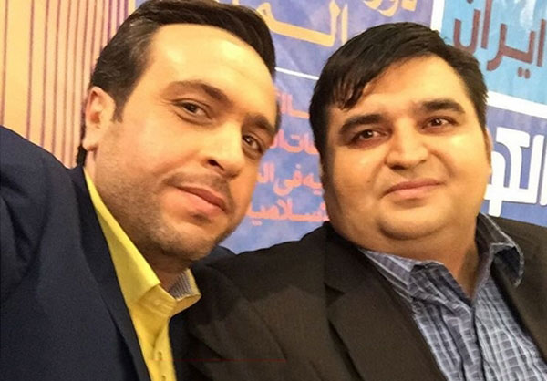 سلفی مجری قرآنی با رضازاده +عکس