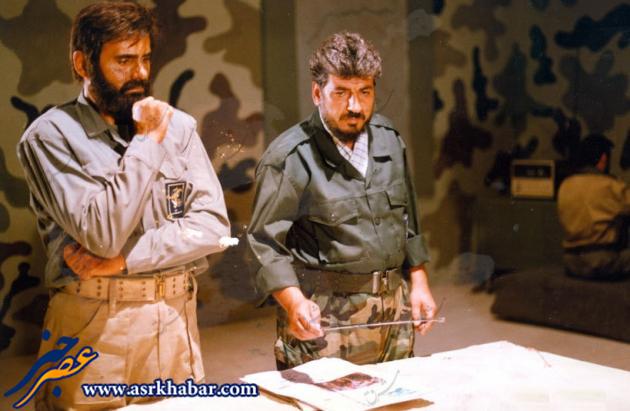 جمشید هاشم پور در کنار فرمانده تکاوران سپاه +عکس جمشید هاشم پور در کنار فرمانده تکاوران سپاه +عکس