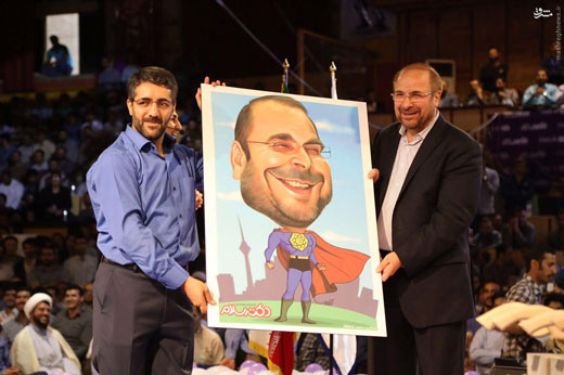 قالیباف، سوپرمن تهران شد + عکس