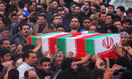 پیکر مطهر بیست و سومین شهید مدافع حرم ورامینی تشییع شد