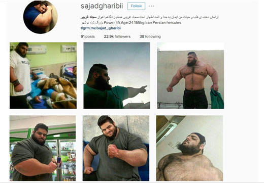جوان هرکول ایرانی یا غول داعشی؟ + تصاویر